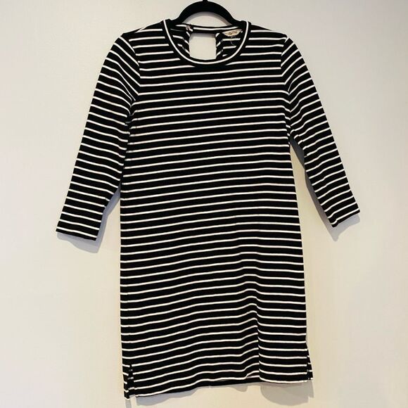 Madewell Breton Striped Long Sleeve Dress Size Small - Picture 4 of 7